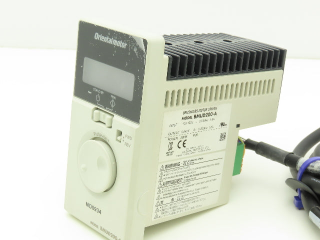 Dorner BMUD200-A Oriental Brushless Motor Driver 120VAC 200W 3m Cable