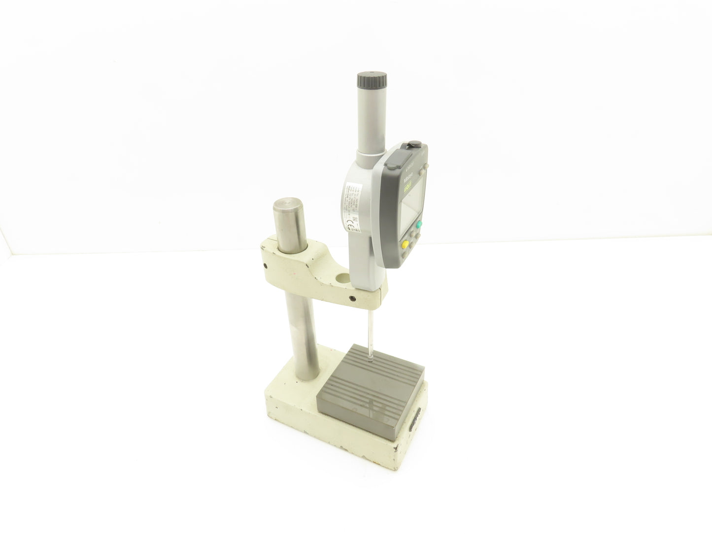 Sony DZ521 Indicator Gage Stand Ceramic Anvil 195mm Post 0-2" Mitutoyo 543-558-1