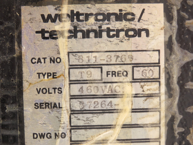 WTC Weltronic WT-900 Technitron Type T9 Welding Timer Counter Controller 24V