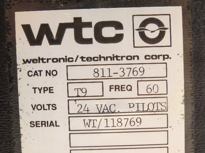 WTC Weltronic WT-900 Technitron Type T9 Welding Timer Counter Controller 24V