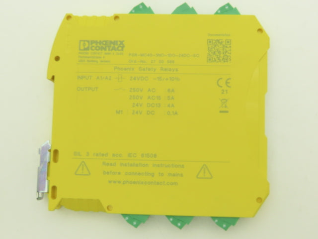 Phoenix Contact PSR-MC40-3NO-1DO-24DC-SC 2700569 Safety Relay 24V PSR-MC40