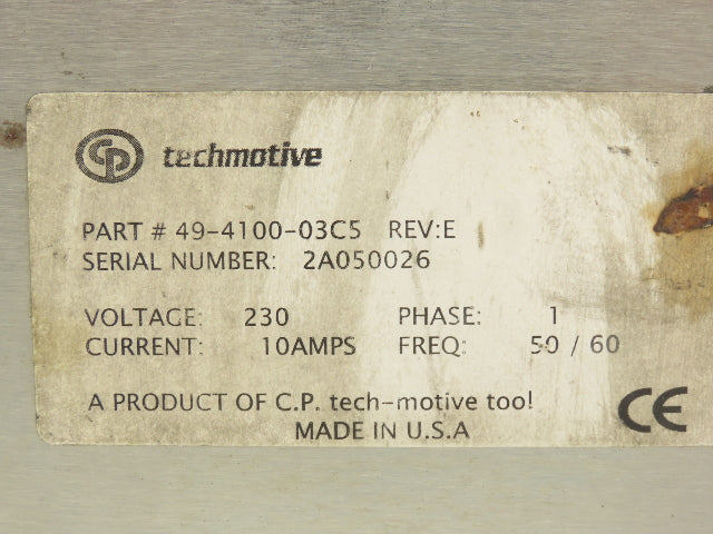 Tech-Motive Tool 49-4100-03C5 SPX GSE Tool Control Module 230 VAC 1PH Input