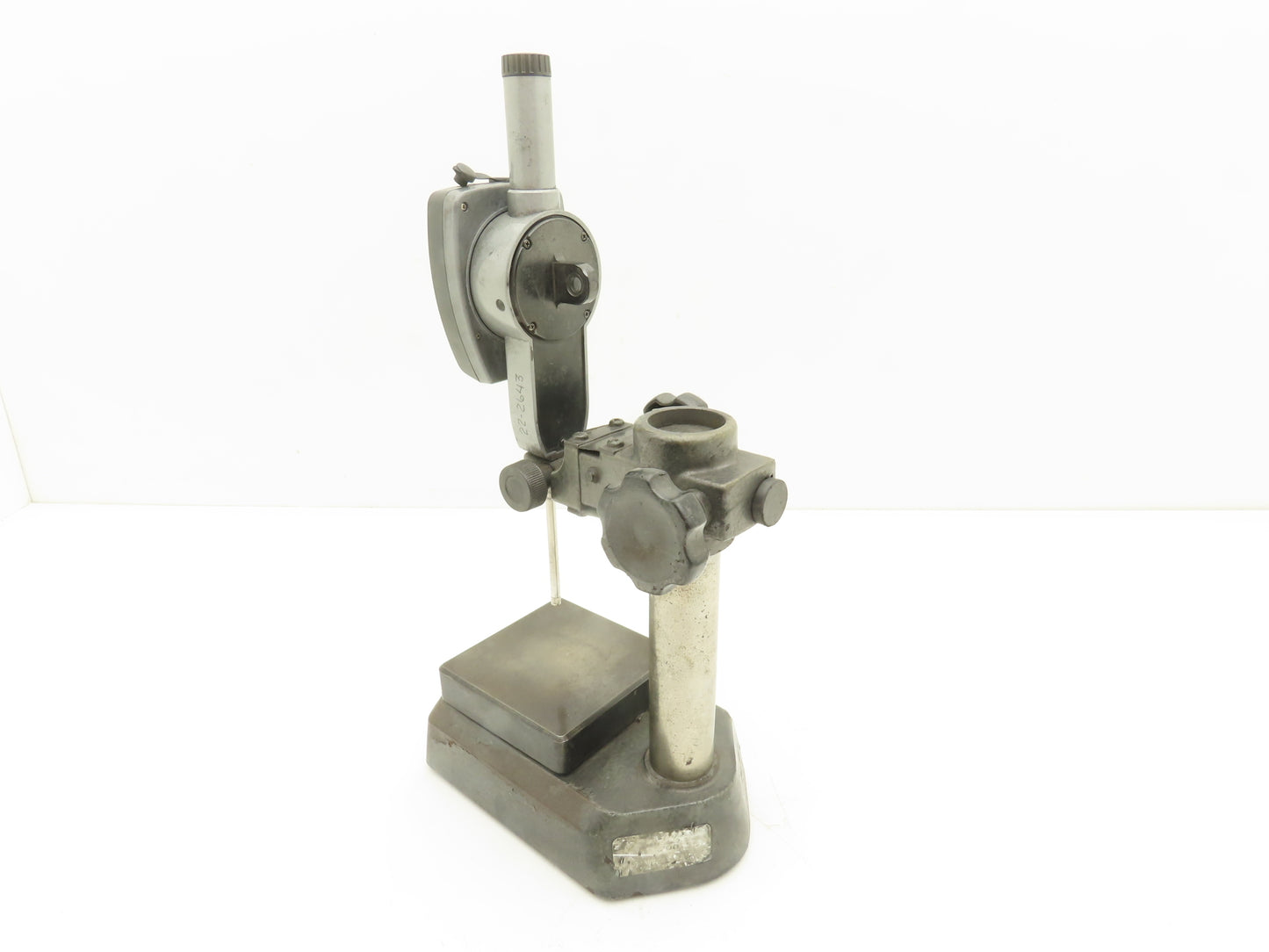 Mitutoyo 7008 Indicator Stand Square Anvil 160mm Post 0-2" Gage 543-558-1