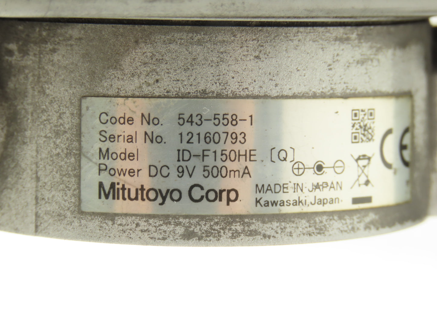 Mitutoyo Indicator Stand Square Anvil 160mm Post 0-2" Digital Gage 543-558-1