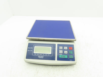 Global 240878 Digital Scales Table Top 0.5-60Lbs / 27Kg 120VAC Power Cord