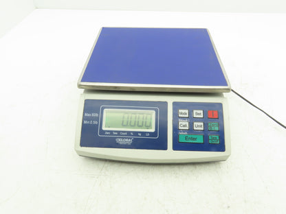 Global 240878 Digital Scales Table Top 0.5-60Lbs / 27Kg 120VAC Power Cord