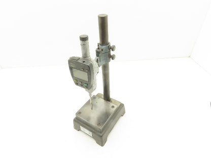 Mitutoyo Indicator Stand Square Anvil 12"H Post 0-2" Digital Gage 543-558-1