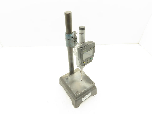 Mitutoyo Indicator Stand Square Anvil 12"H Post 0-2" Digital Gage 543-558-1