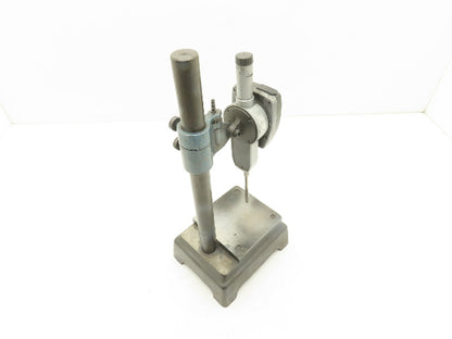 Mitutoyo Indicator Stand Square Anvil 12"H Post 0-2" Digital Gage 543-558-1