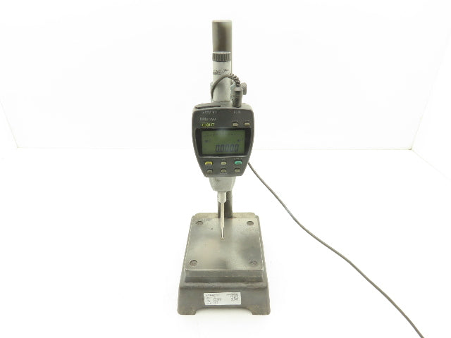 Mitutoyo Indicator Stand Square Anvil 12"H Post 0-2" Digital Gage 543-558-1