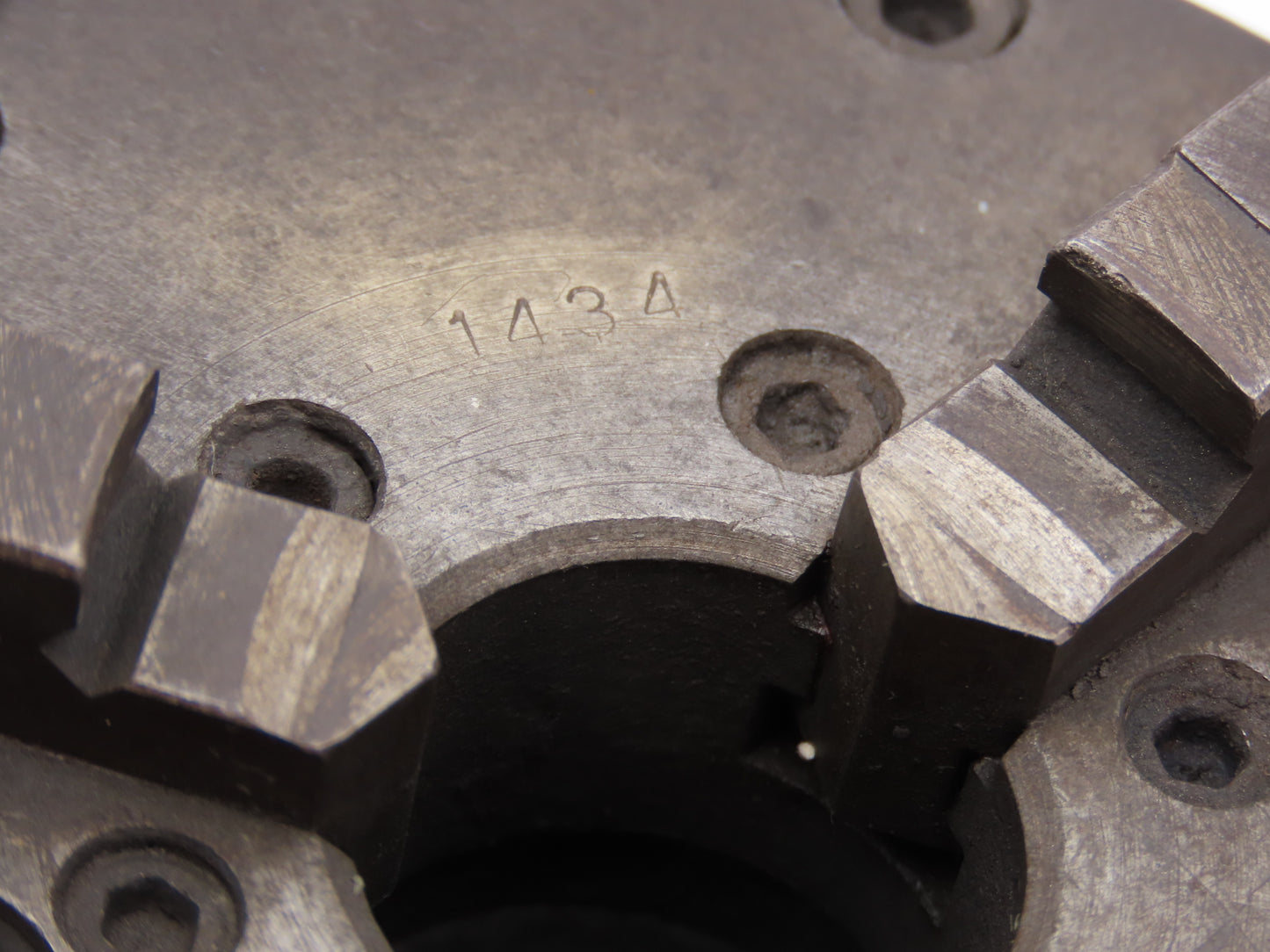 Buck Chuck 1434 3 Jaw Adjust-Tru Self Centering Manual Lathe Chuck 4" OD