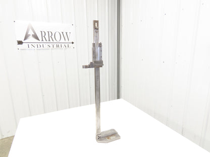 Mitutoyo 24" Vernier Height Gage 0-24" Range 60cm Stainless w/Indicator mount