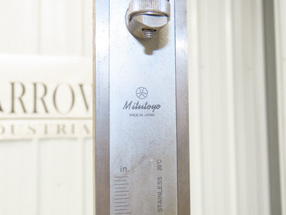 Mitutoyo 24" Vernier Height Gage 0-24" Range 60cm Stainless w/Indicator mount