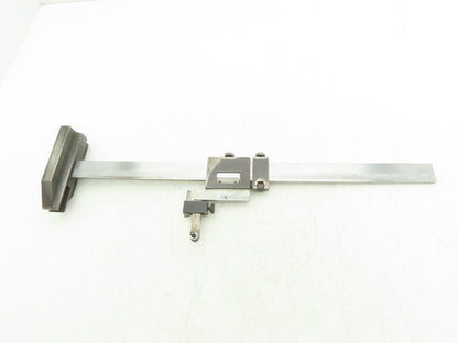 Brown & Sharpe 586 Vernier Height Gage 0-20" Range Stainless w/Indicator mount