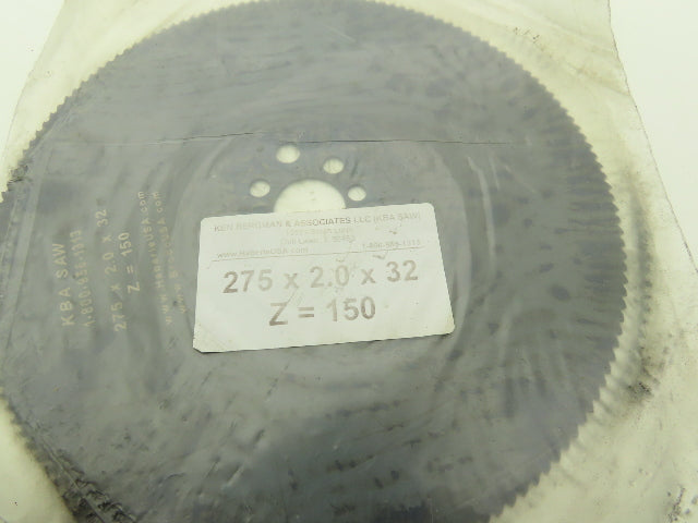 Haberle HSS-DMo5 275x2.0x32 High Speed Saw Blade 275mm x 32mm Bore x 2mm Thick
