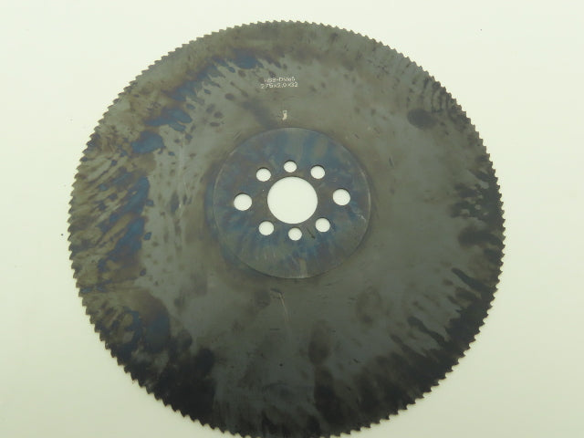 Haberle HSS-DMo5 275x2.0x32 High Speed Saw Blade 275mm x 32mm Bore x 2mm Thick