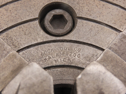 Buck Chuck 1306 4 Jaw Adjustable Independent Manual Lathe Chuck 6" OD
