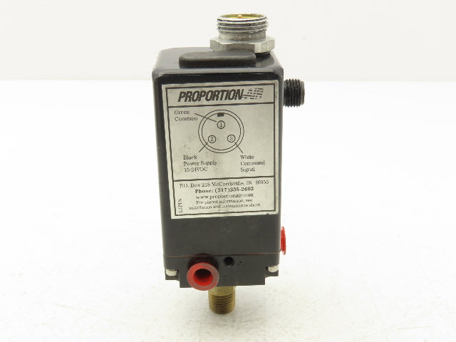 Proportion-Air 3D3MBF Electro-Pneumatic Pressure Regulator Full Vacuum 175 psig