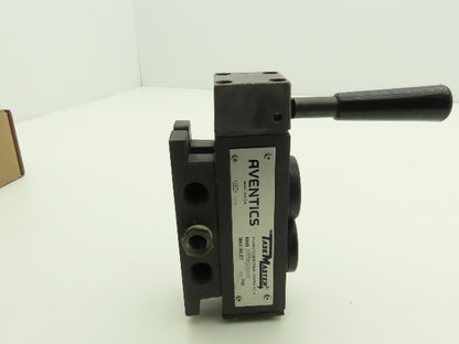 Aventics R431008498 TaskMaster Pneumatic Directional Valve 3-Pos Lever 200psi