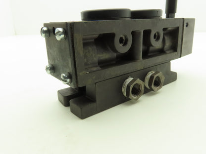 Aventics R431008498 TaskMaster Pneumatic Directional Valve 3-Pos Lever 200psi