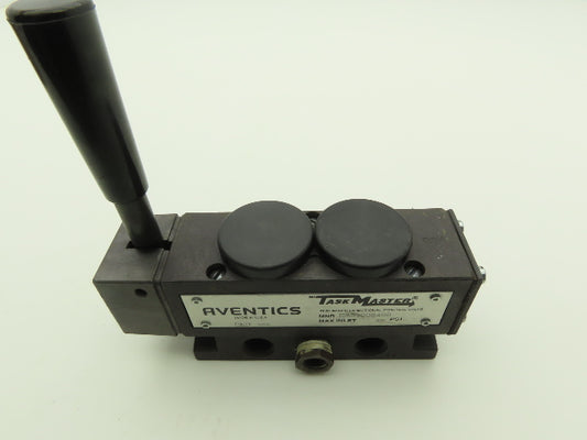 Aventics R431008498 TaskMaster Pneumatic Directional Valve 3-Pos Lever 200psi
