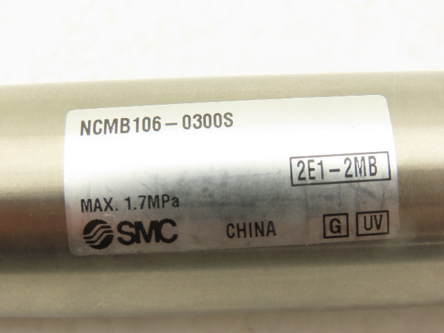 SMC NCMB106-0300S Pneumatic Spring Return Cylinder 1.06"Bore 2.5"Str Lot of 2