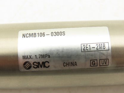 SMC NCMB106-0300S Pneumatic Spring Return Cylinder 1.06"Bore 2.5"Str Lot of 2