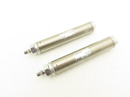 SMC NCMB106-0300S Pneumatic Spring Return Cylinder 1.06"Bore 2.5"Str Lot of 2