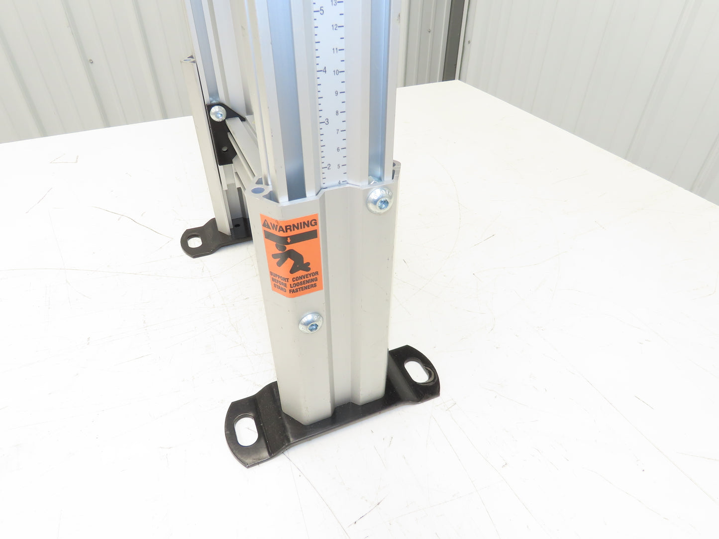 Dorner 39MFH12-2933F 12" Conveyor Leg Support H Stand 29-33" Adj Height Aluminum