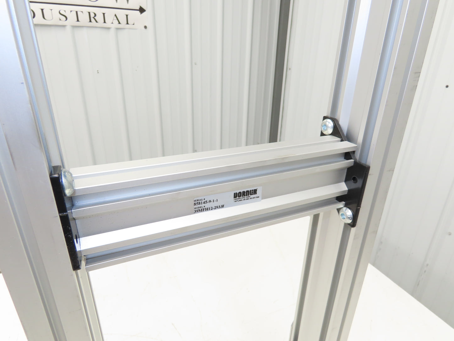Dorner 39MFH12-2933F 12" Conveyor Leg Support H Stand 29-33" Adj Height Aluminum