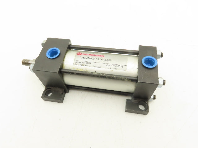 Norgren J0933A1-2.00X3.00 Pneumatic Air Cylinder 2" Bore 3" Stroke 250 PSIG