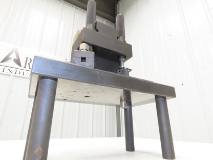 Dual Post 2-Station Comparator Indicator Gage Measuring Stand 7x12" Steel Base