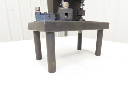 Dual Post 2-Station Comparator Indicator Gage Measuring Stand 7x12" Steel Base