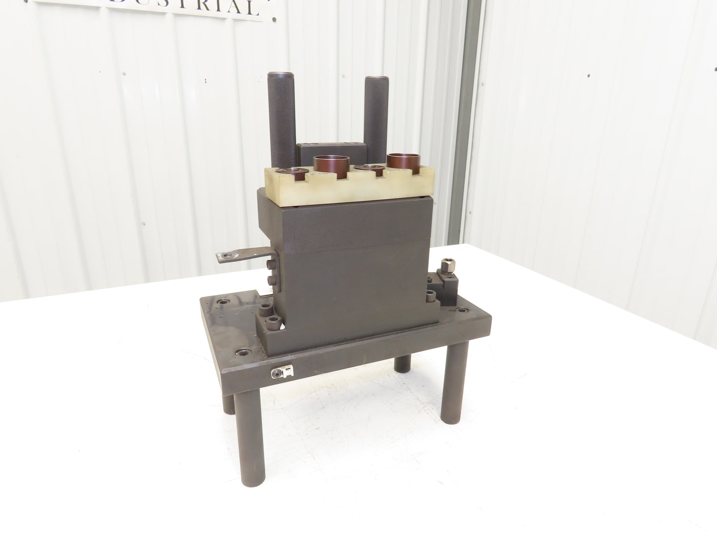 Dual Post 2-Station Comparator Indicator Gage Measuring Stand 7x12" Steel Base