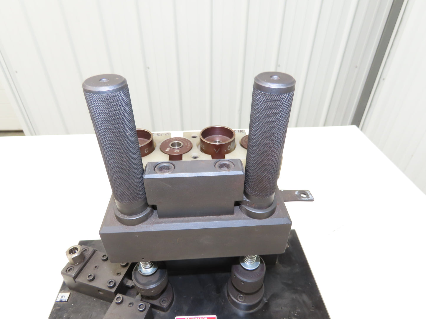 Dual Post 2-Station Comparator Indicator Gage Measuring Stand 7x12" Steel Base