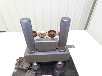Dual Post 2-Station Comparator Indicator Gage Measuring Stand 7x12" Steel Base