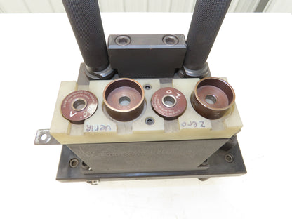 Dual Post 2-Station Comparator Indicator Gage Measuring Stand 7x12" Steel Base