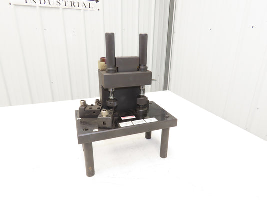 Dual Post 2-Station Comparator Indicator Gage Measuring Stand 7x12" Steel Base
