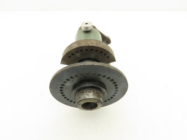 Crawford Lathe Mill Indexer Dividing Head 10° 36-Hole 5" Plate 5C 1" Collet Size