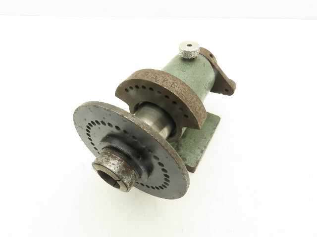 Crawford Lathe Mill Indexer Dividing Head 10° 36-Hole 5" Plate 5C 1" Collet Size