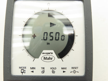 Mahr Federal 2033101 Maxum III Digital Comparator Indicator Gage 0.040"