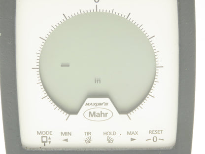 Mahr Federal 2033011 Maxum III Digital Comparator Indicator Gage 0.039"