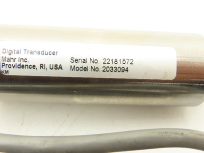 Mahr Federal 2033094 Maxum III Digital Indicator Transducer Probe  ±1.99mm .100"