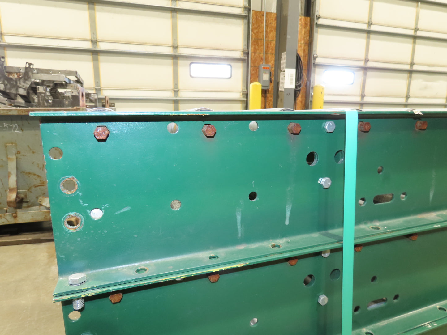 Dematic Rapistan 24"x 12' Gravity Roller Conveyor 22"BF 1.9"Dia  5-Sections 60'L