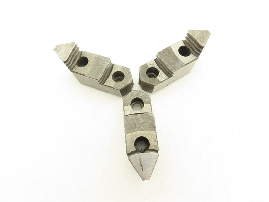 787 Steel Lathe Chuck Jaws Reversible T-Track mount Set of 3