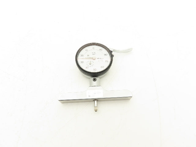 Mitutoyo 7218S Dial Depth Indicator Gage 0-8" Range .001" 4" Base