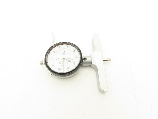 Mitutoyo 7218S Dial Depth Indicator Gage 0-8" Range .001" 4" Base