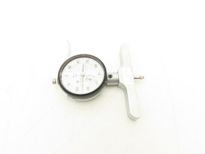 Mitutoyo 7218S Dial Depth Indicator Gage 0-8" Range .001" 4" Base