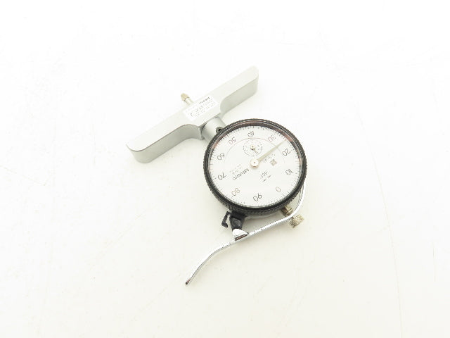 Mitutoyo 7218S Dial Depth Indicator Gage 0-8" Range .001" 4" Base