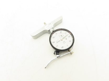 Mitutoyo 7218S Dial Depth Indicator Gage 0-8" Range .001" 4" Base